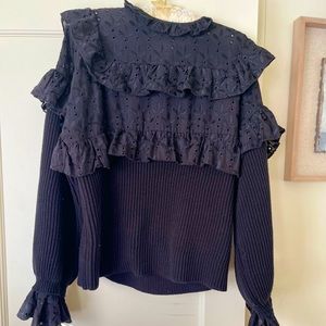 Zara Black Sweater size Large